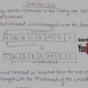 16 Selection Sort In C Programming Language In Hindi Selection Sort In Data Structure
