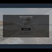 Basic Project BMI Calculator In HTML5 CSS3 Java Script