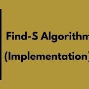 Find S Algorithm Impementation Python Machine Learning Concepts 2018