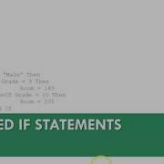 Nested If Statements
