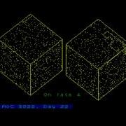 Advent Of Code Day 22 2022 Visualized Written In ZX Spectrum Basic Run On Spectrum Next