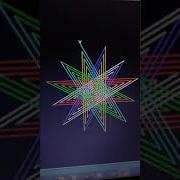 Amazing Star Graphics Design Using Python Turtle Coding Programming