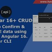 Angular CRUD 4 How To Confirm Delete Data Using API In Angular Delete Data W Api In Angular