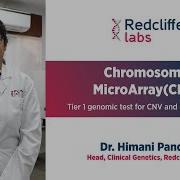 Chromosomal MicroArray CMA Stage By Stage Procedure Dr Himani Pandey Redcliffe Labs