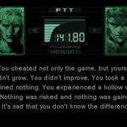 Liquid Snake Ты обманул не только игру но и себя