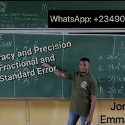 Accuracy And Precision Standard And Fractional Error Definition Examples And Solutions
