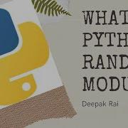 Random Module In Python Generate Random Number And Data Using Random Module