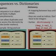 Python Chapter 9 Class 1 Part 1 Dictionaries
