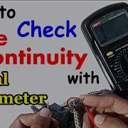 How To Check Wire Continuity With Multimeter Digital Multimeter In Urdu