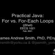 Practical Java For Each Loops