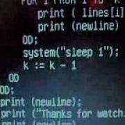 Algol 68 Program Showing A Snowfall