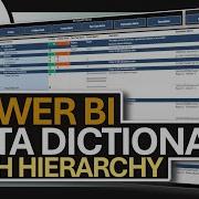 Generate A DATA DICTIONARY In Power BI With HIERARCHY