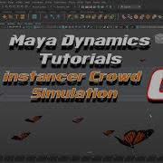 Creating Basic Crowd Simulation In Maya Maya Particle Instancer