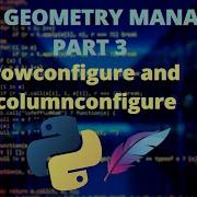 Python Tkinter Grid Geometry Management Part 3 Resizing With Columnconfigure And Rowconfigure