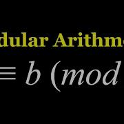 Basics Of Modular Arithmetic
