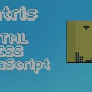 Tetris Web Gameplay CSS HTML JavaScript