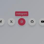 Social Media Icons With Hover Effects Using HTML CSS Full Tutorial