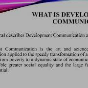 Lec 3 What Is Development Communication