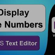 How To Enable Line Numbers In Code Editor Of Visual Studio Display Line Numbers In Visual Studio