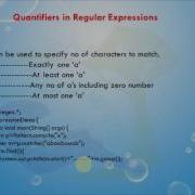 Lesson 2 REGEX Predefined Character Classes And Quantifiers In REGEX Java Programming