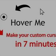 Create Custom Cursor With Hover Effect HTML CSS JavaScript