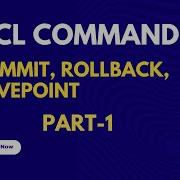 13 Команды TCL Commit Rollback Savepoint