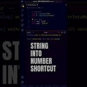 JavaScript Shortcut To Convert String Into Number Shorts Javascript Programming Youtubeshorts