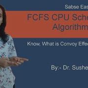 Lecture 7 FCFS CPU Scheduling Algorithm In Operating System B Tech MCA BCA GATE UGC NET PGT TGT