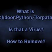 Backdoor Python Torpata A Malware Explained Removal Guide