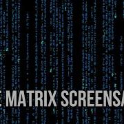 Blue Matrix Screensaver 3 Hours Video