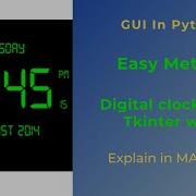 Digital Clock Using Python Python Python Project For Beginners