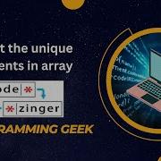 57 Count The Unique Elements In Array Codezinger Explanatory Solution Hindi English