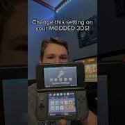 Измените эту настройку на вашей МОДИРОВАННОЙ 3DS