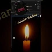 Pure CSS Candle Flame Candle Animation Using CSS