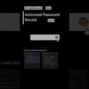 Animated Password Reveal Part 5 Coding Learnhtml5andcss3