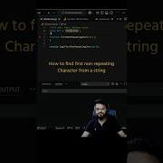 How To Find The First Non Repeating Character From A String Javascript Coding Datastructures