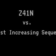 Almost Increasing Sequence Code Signal