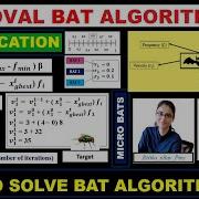 BAT ALGORITHM SOLVED STEP BY STEP With Example 1 PART 1 XRay Pixy