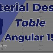 Angular Material How To Use Material Table In Angular 15 Urdu Hindi