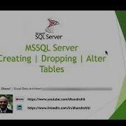 MSSQL Create Alter Drop Tables In SQL Server