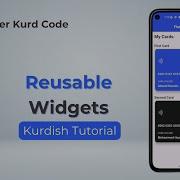Flutter Reusable Widgets Kurdish Tutorial