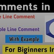 Comment In C Programming Language Types Of Comments In C Language Learn Programming