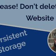 Browser Persistent Data Storage