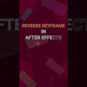 Reverse Keyframes In After Effects Shorts Aftereffectskeyboardshortcuts