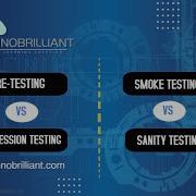 Session 10 Re Testing Vs Regression Testing Smoke Testing Vs Sanity Testing Technobrilliant