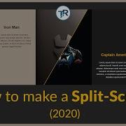 HOW TO CREATE SPLIT SCREEN USING JQUERY 2020