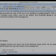 EXCEL VBA THEORY SERIES 8 MESSAGE BOX AND INPUT BOX