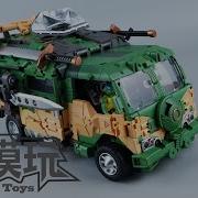 SwiftTransform TRUCK LEONARDO TEENAGE MUTANT NINJA TURTLES ROBOT HEATBOYS 火仔动漫 忍者神龟变形 透模玩速变 莱奥纳多