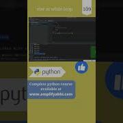 Python Else In While Loop Continue Py Srt 109