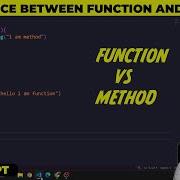 Difference Between Function And Method Function And Method JavaScript